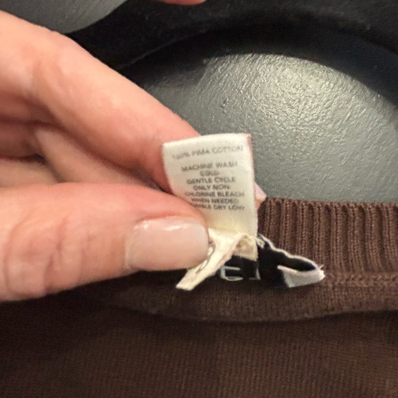 Ann Taylor LOFT Women’s scoop neck lightweight soft stretchy cotton Sweater Sz M - Picture 8 of 9